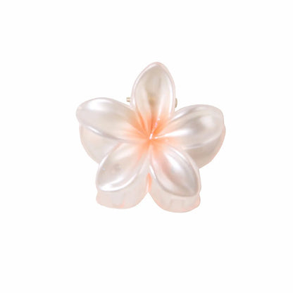 Women'S Sweet Simple Style Flower Plastic Hair Clip