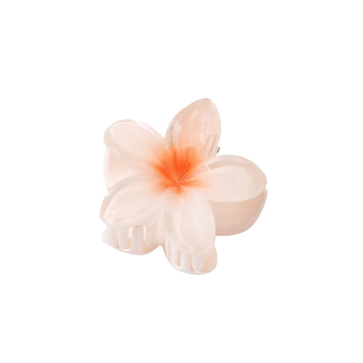 Women'S Sweet Simple Style Flower Plastic Hair Clip