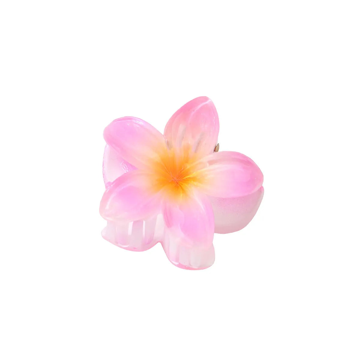 Women'S Sweet Simple Style Flower Plastic Hair Clip