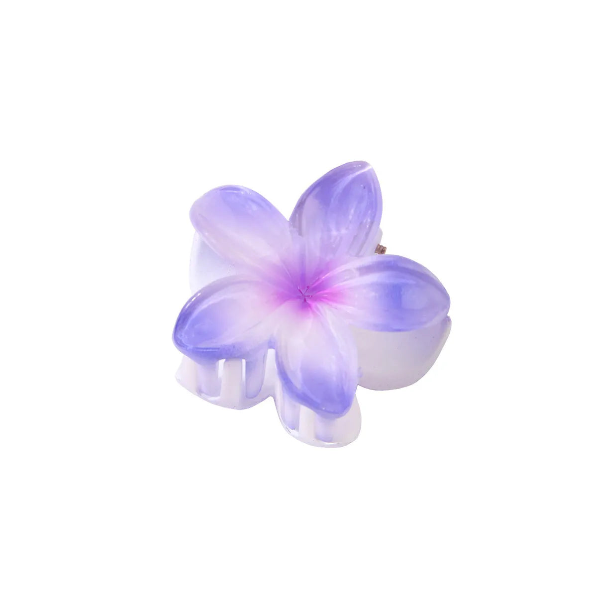 Women'S Sweet Simple Style Flower Plastic Hair Clip