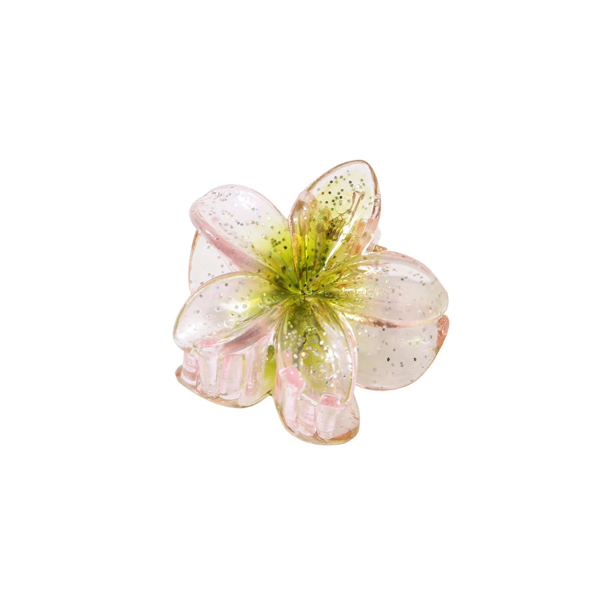 Women'S Sweet Simple Style Flower Plastic Hair Clip