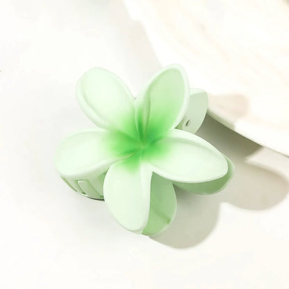 Women'S Sweet Simple Style Flower Plastic Hair Clip