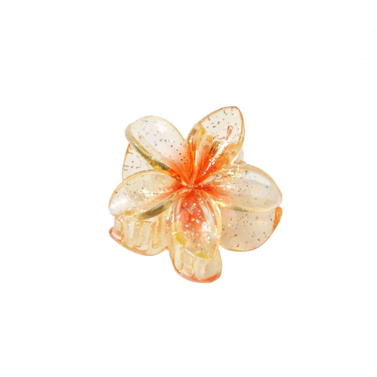 Women'S Sweet Simple Style Flower Plastic Hair Clip