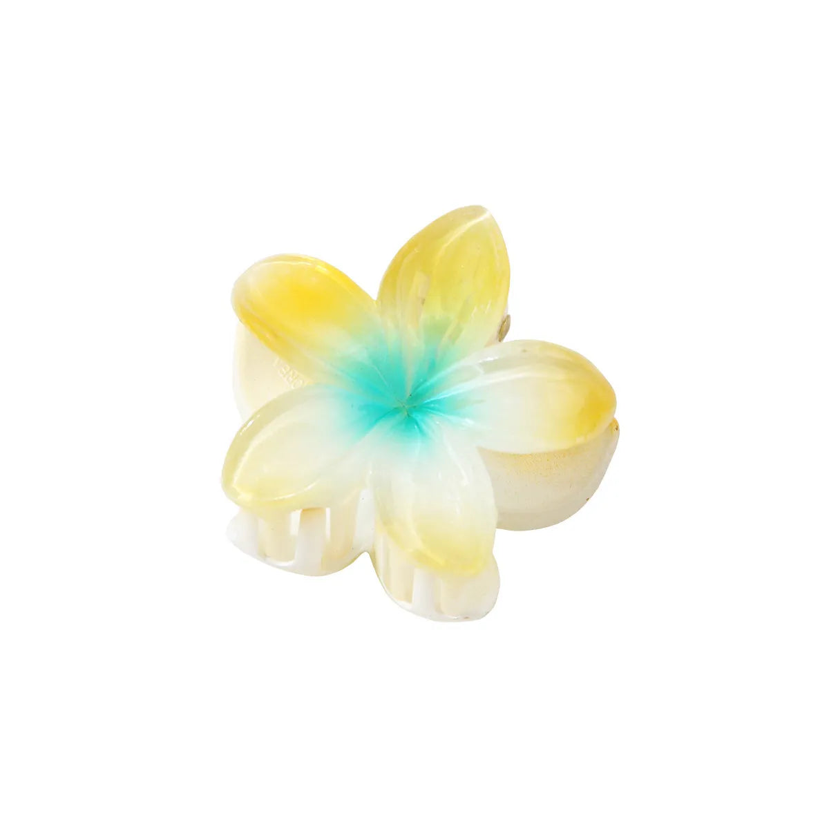 Women'S Sweet Simple Style Flower Plastic Hair Clip