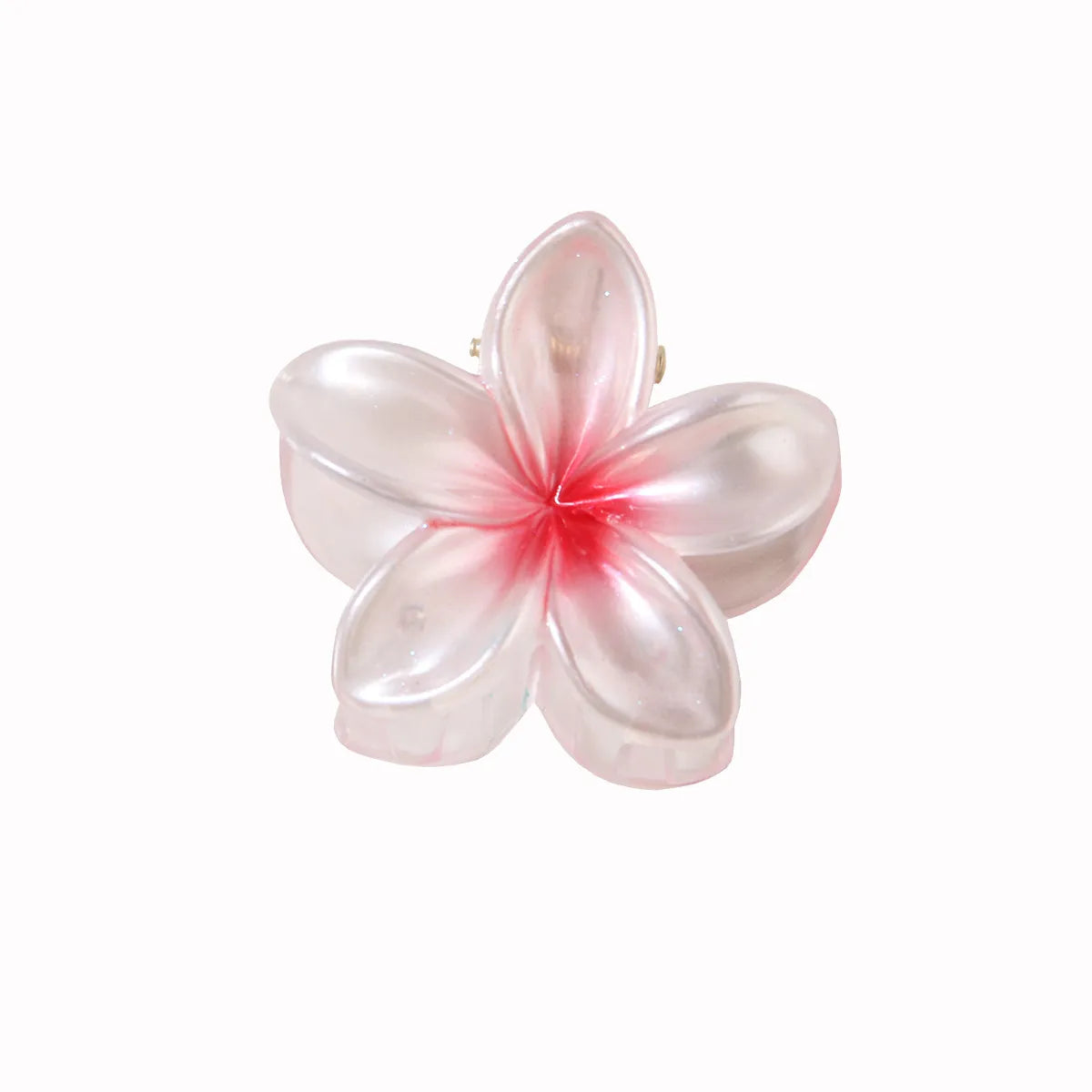 Women'S Sweet Simple Style Flower Plastic Hair Clip