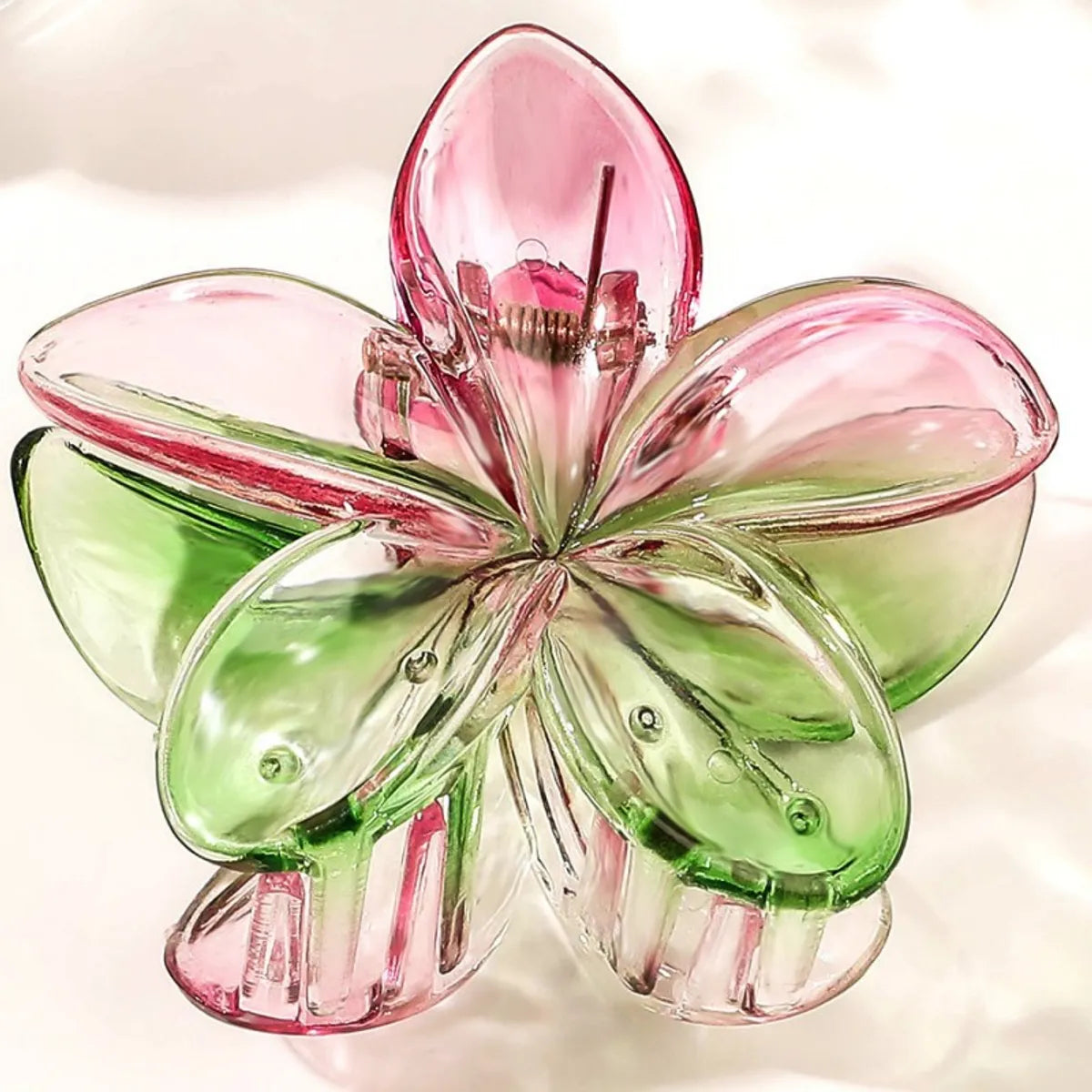 Women'S Sweet Simple Style Flower Plastic Hair Clip