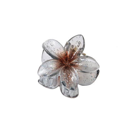 Women'S Sweet Simple Style Flower Plastic Hair Clip