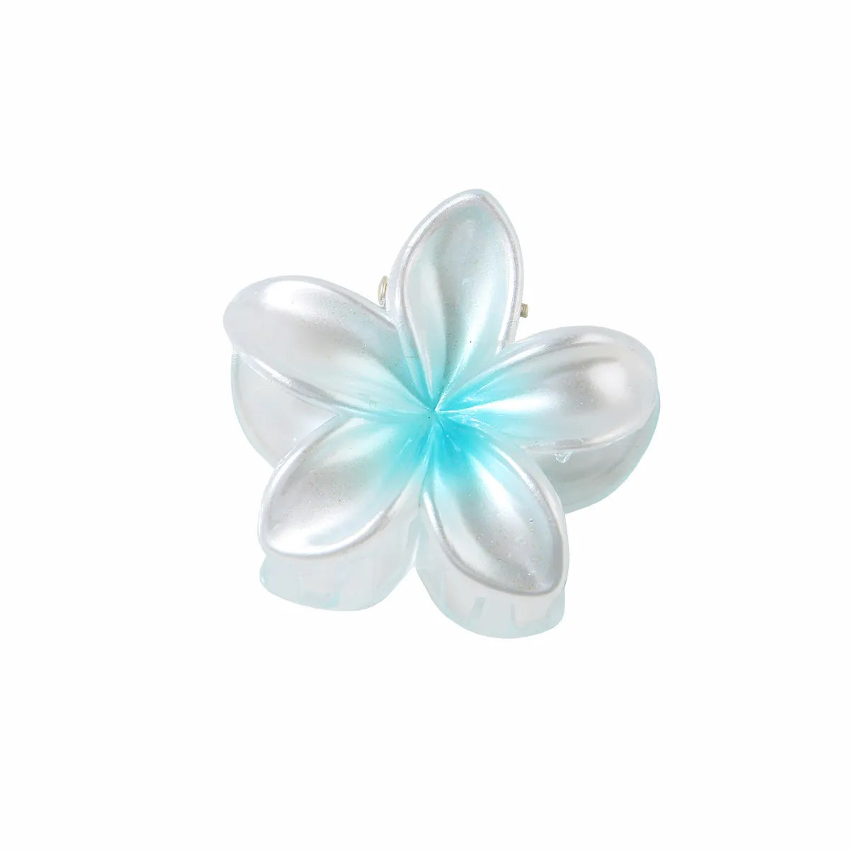 Women'S Sweet Simple Style Flower Plastic Hair Clip