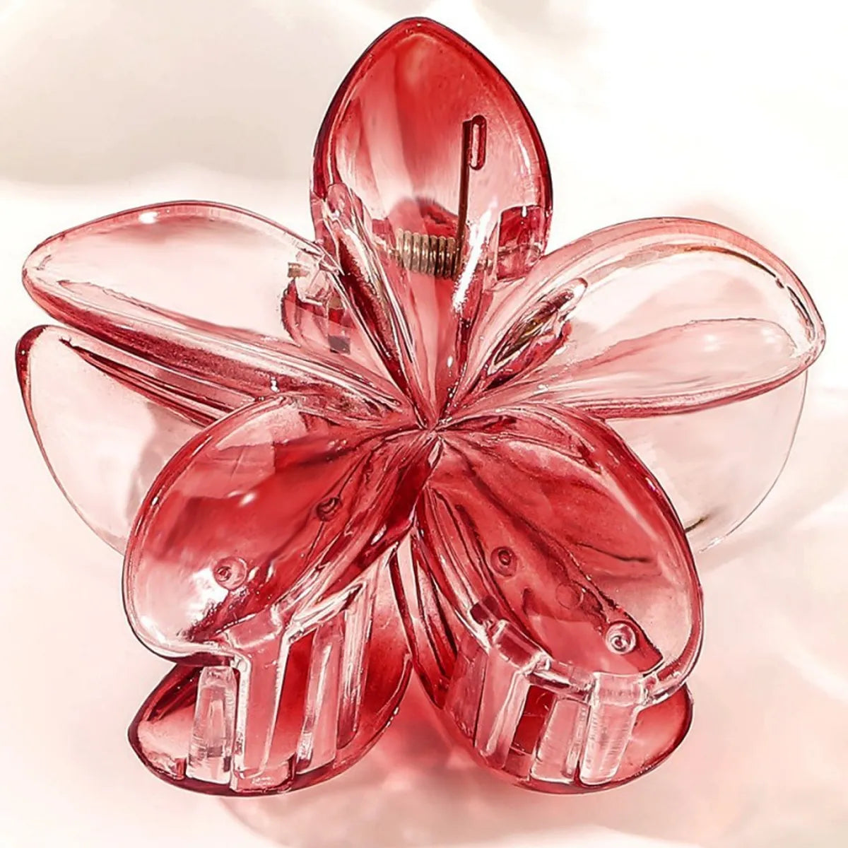 Women'S Sweet Simple Style Flower Plastic Hair Clip