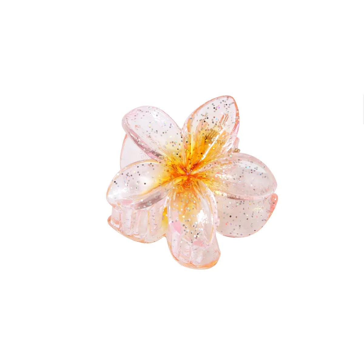 Women'S Sweet Simple Style Flower Plastic Hair Clip