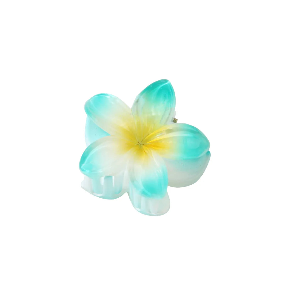 Women'S Sweet Simple Style Flower Plastic Hair Clip