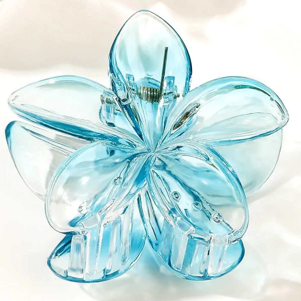 Women'S Sweet Simple Style Flower Plastic Hair Clip