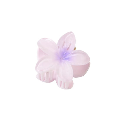 Women'S Sweet Simple Style Flower Plastic Hair Clip