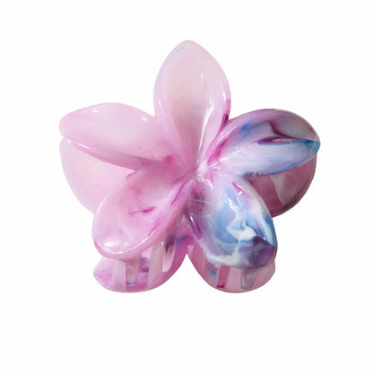 Women'S Sweet Simple Style Flower Plastic Hair Clip