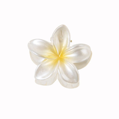 Women'S Sweet Simple Style Flower Plastic Hair Clip