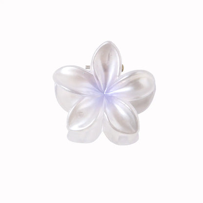 Women'S Sweet Simple Style Flower Plastic Hair Clip