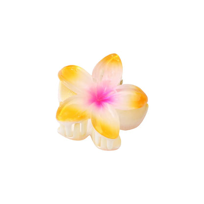 Women'S Sweet Simple Style Flower Plastic Hair Clip