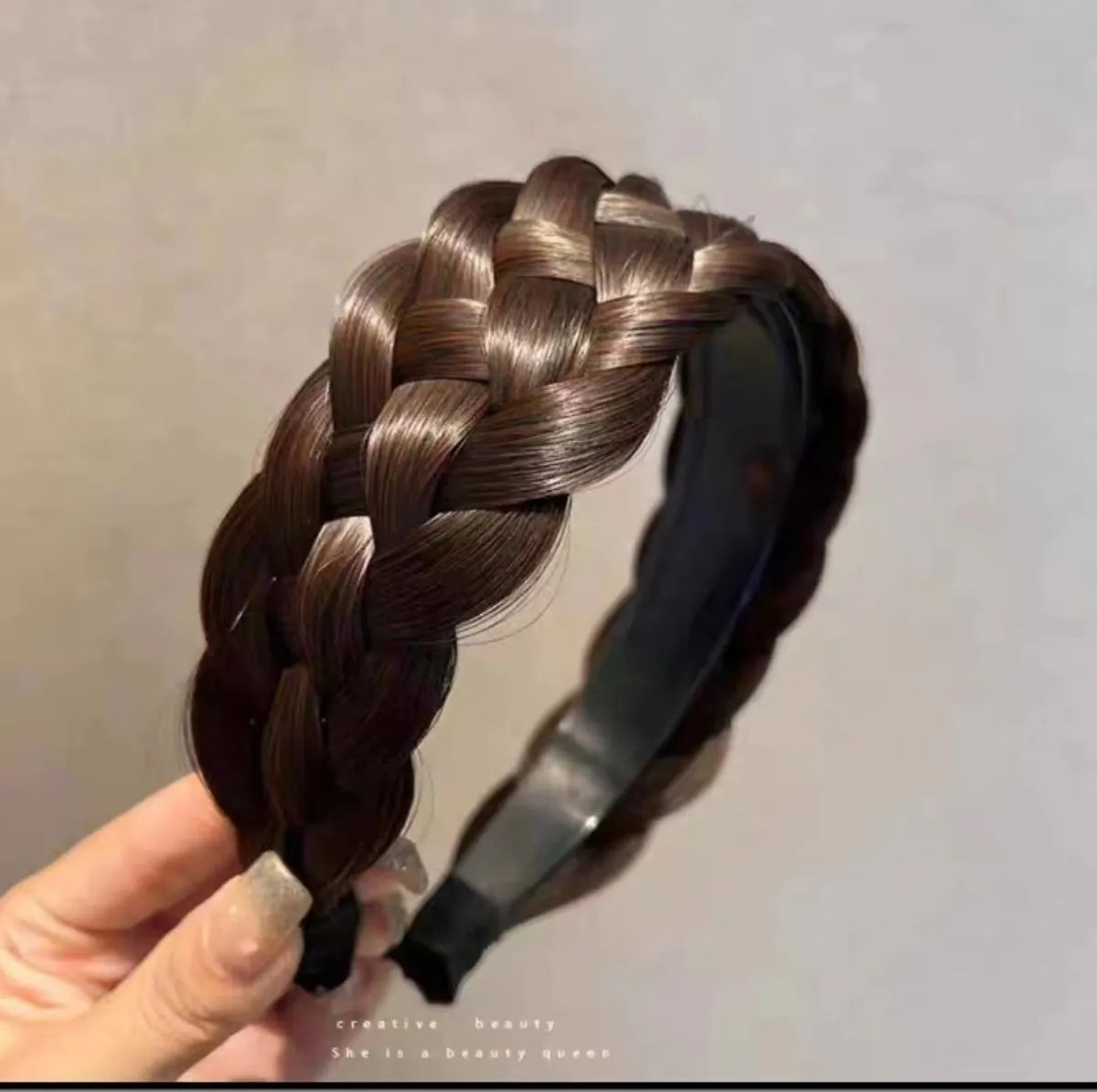 Women'S Sweet Solid Color Cloth Hair Band