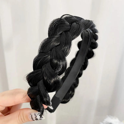 Women'S Sweet Solid Color Cloth Hair Band