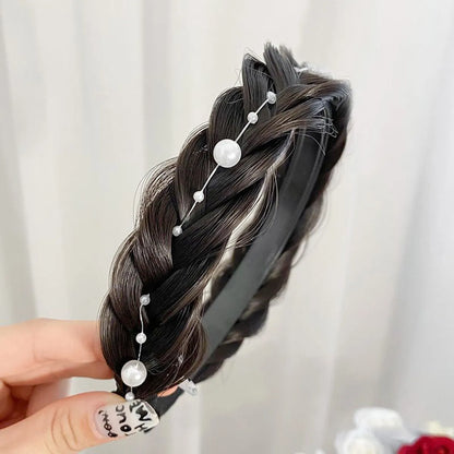 Women'S Sweet Solid Color Cloth Hair Band