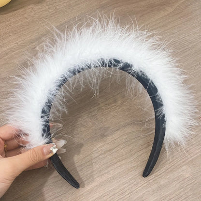 Women'S Sweet Solid Color Cloth Hair Band