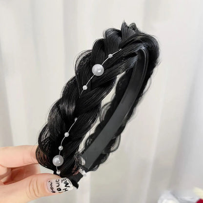 Women'S Sweet Solid Color Cloth Hair Band