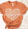 Women'S T-Shirt Short Sleeve T-Shirts Printing Casual Pumpkin