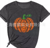 Women'S T-Shirt Short Sleeve T-Shirts Printing Casual Pumpkin