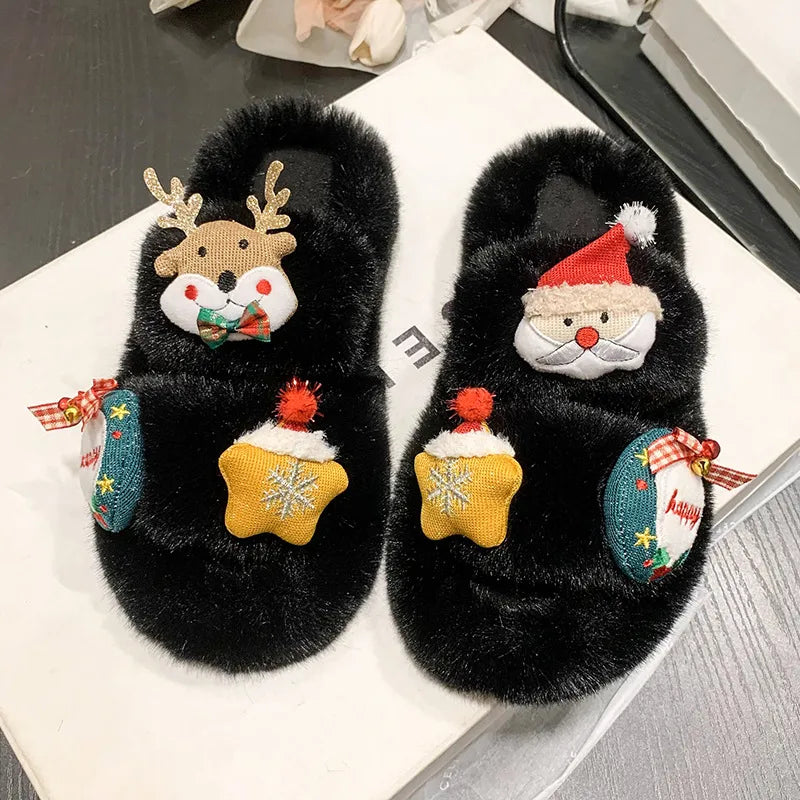 Women'S Vacation Cartoon Round Toe Home Slippers