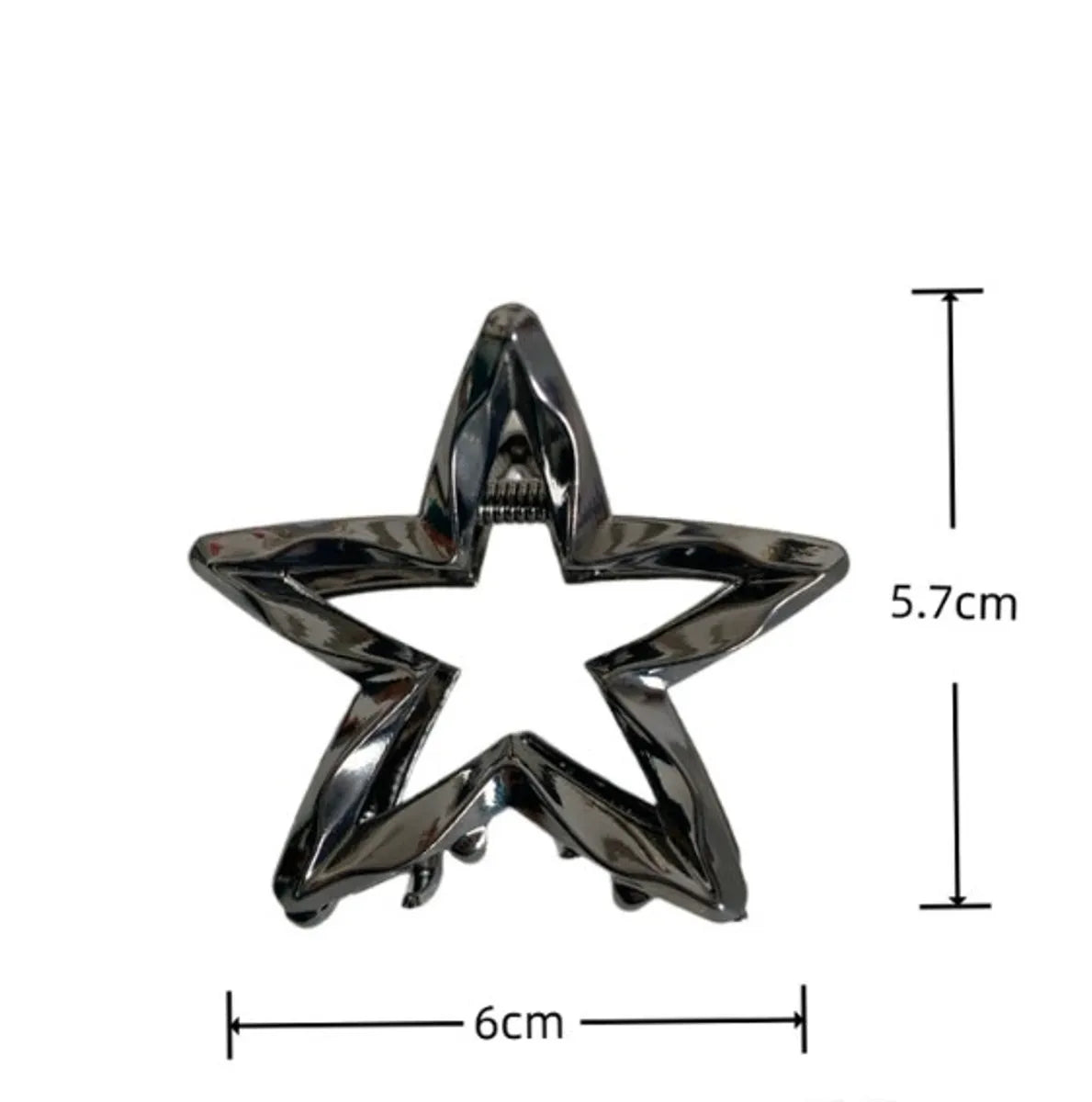 Women'S Vintage Style Pentagram Alloy Plating Hair Claws