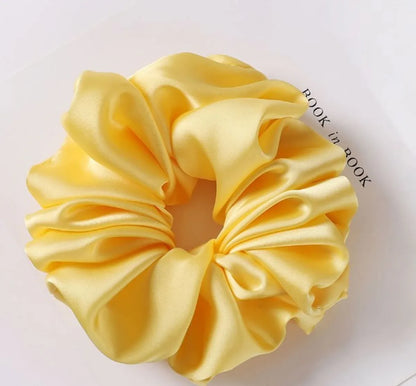 Women'S Vintage Style Solid Color Cloth Hair Tie