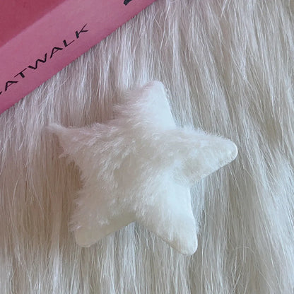 Women'S Y2K Sweet IG Style Star Plush Hair Clip