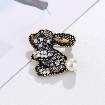 Womens Animal Drip Alloy Brooches Nhdr147881