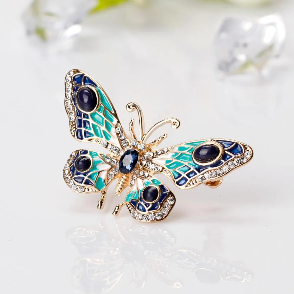 Womens Insect Plating Alloy Brooches Nhdr142858