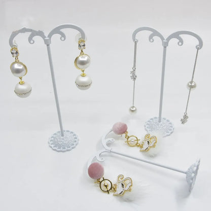 Wrought Iron Earrings Jewelry Display Stand Three Piece Set  Wholesale