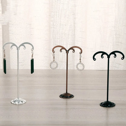 Wrought Iron Earrings Jewelry Display Stand Three Piece Set  Wholesale