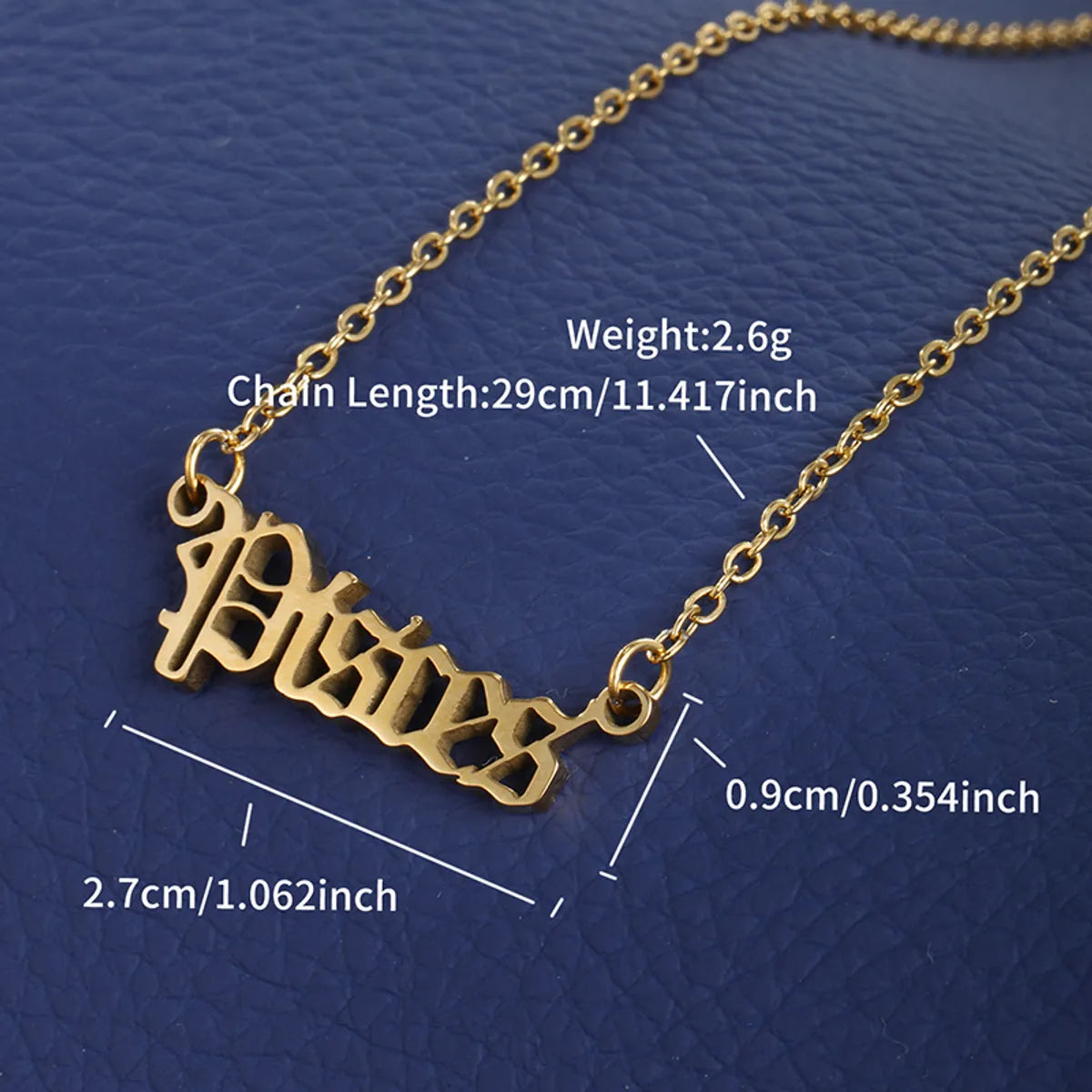 Wholesale Jewelry XUPING Simple Style Constellation 304 Stainless Steel 18K Gold Plated Anklet