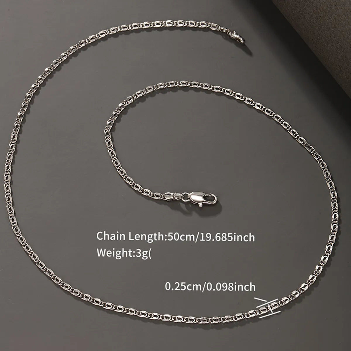 Xuping Simple Style Geometric 18k Gold Plated White Gold Plated Alloy Copper Alloy Wholesale Necklace