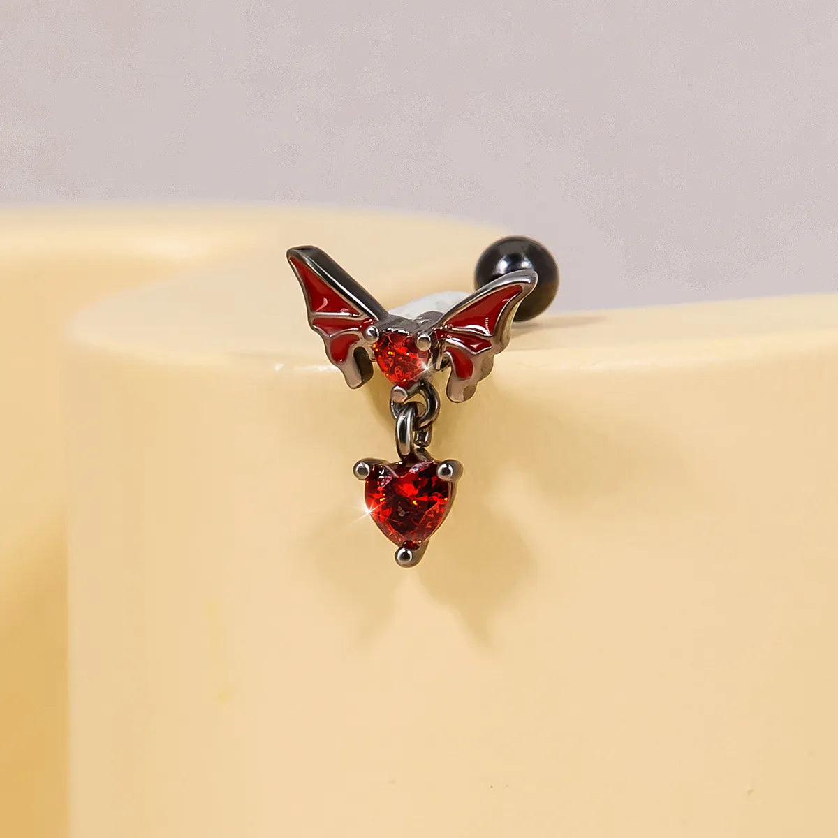 Y2k Sexy Butterfly Stainless Steel Zircon Belly Ring In Bulk